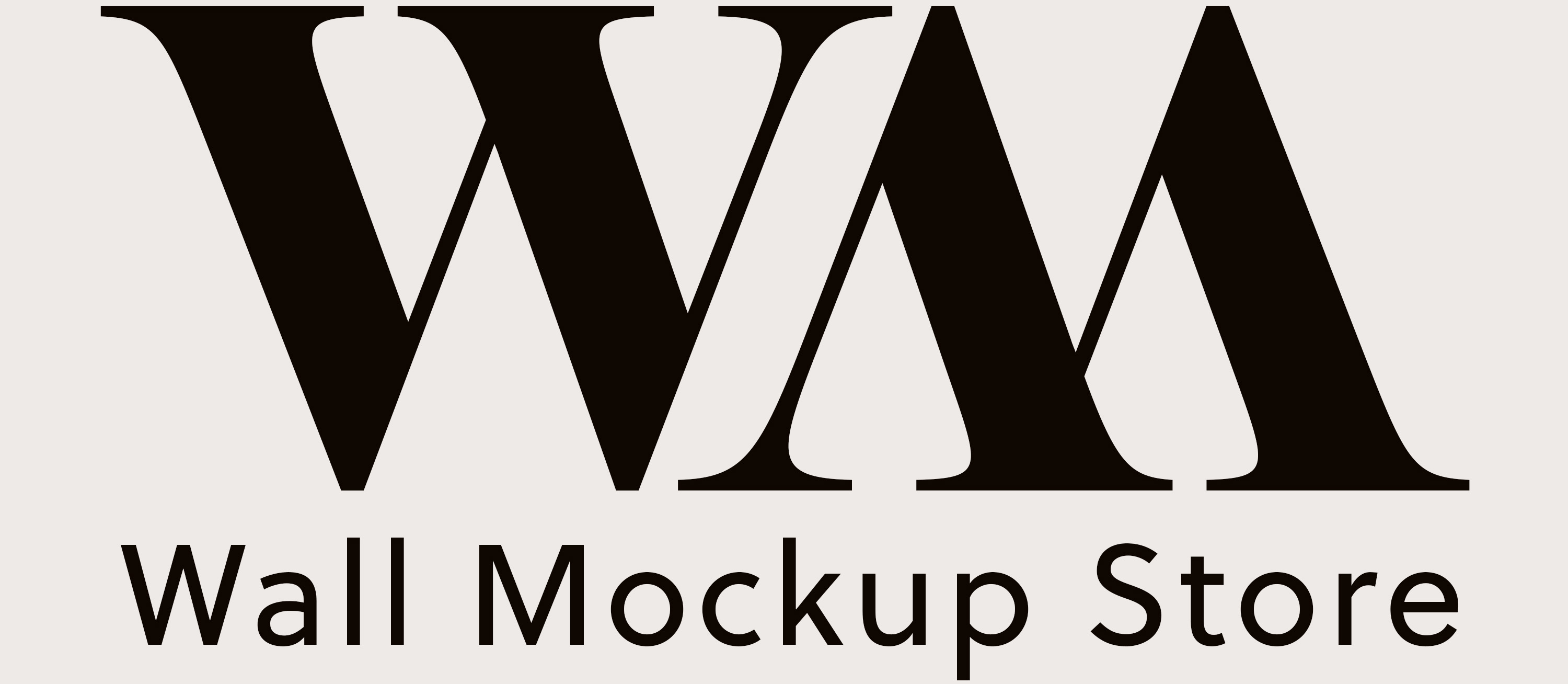 Wall Mockup Store Logo